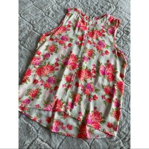 Paper Crane hot pink rose tank